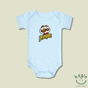 Bộ đồ liền thân cho bé với họa tiết thực phẩm của Haginbaby có thể tùy chỉnh theo yêu cầu chất liệu 100% cotton phù hợp cho bé sơ sinh.