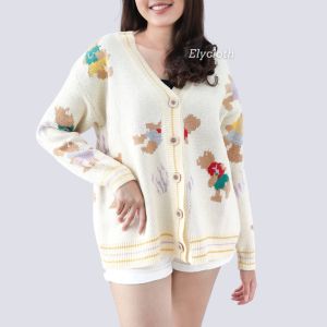 ELYCLOTH | TEDDY CARDIGAN | CARDIGAN RAJUT WANITA PREMIUM KNIT