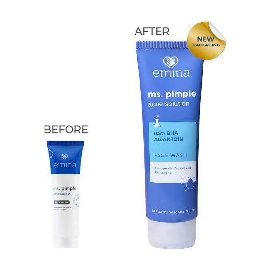 Emina ms store pimple facial wash