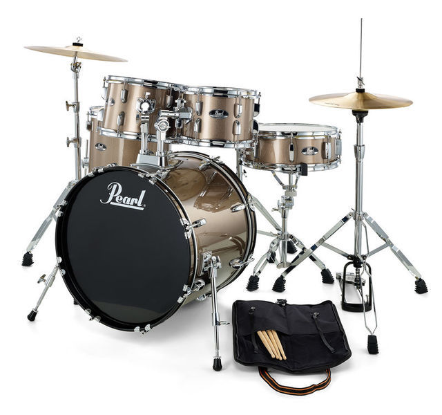 Pearl Roadshow RS525SC/C707 5Piece Drum Set, Bronze Metallic Lazada PH