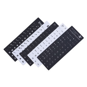 [Youth Sprit] English Keyboard Replacement Stickers White on Black Any PC Computer Laptop