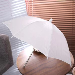 RJQFNG Trắng Ô ảnh 50cm/ 20 inch Tay cầm loại mềm Ô Dù Ánh Sáng Dịu Nhẹ Chuyên nghiệp Vải khuếch tán ánh sáng Ô dù chiếu sáng Phụ Kiện Ảnh