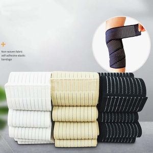 PENGA Powerlifting elastik mampatan pembalut pergelangan tangan sukan Ankle Calf leg paha siku pelapik pelindung Wraps sokongan pelindung Ankle brace sokongan lutut pad