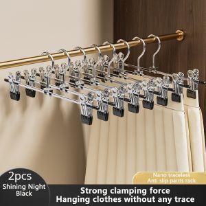 2/5/10PCS Non-marking Trouser Clip Powerful Household Trouser Clip Hanger Storage Skirt Clip Drying Rack Trouser Clip