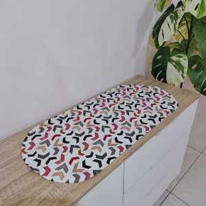 Taplak oval meja tamu meja makan dekorasi serbaguna 75x35