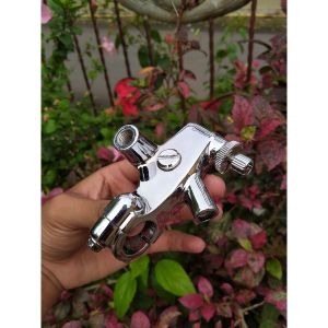 [CHROME] RUMAH DUDUKAN HANDLE KOPLING TIGER MEGAPRO LH KIRI COPOTAN ORI SUDAH CHROME