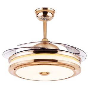 Quạt trần giấu cánh có đèn trang trí  có điều khiển từ xa