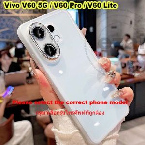Case Vivo V60 V 60 Pro V60 Lite 5G Vivo V50 Lite 5G Case with Camera Protector Soft Shockproof Clear Luxury Cover