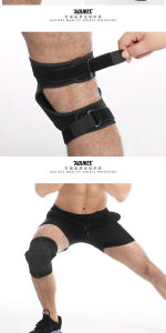 Đai miếng đệm bảo vệ đầu gối AOLIKES A-0212 đàn hồi Rubber cushion anti-collision knee pad