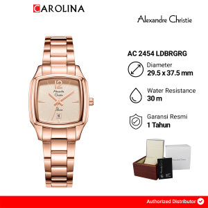 Jam Tangan Wanita Alexandre Christie Passion AC 2454 LDBRGRG Rosegold Stainlees Steel Strap