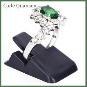 Caile 10ชิ้นแหวนพลาสติกโชว์เครื่องประดับที่วางจัดแสดงเครื่องประดับขาตั้งใหม่