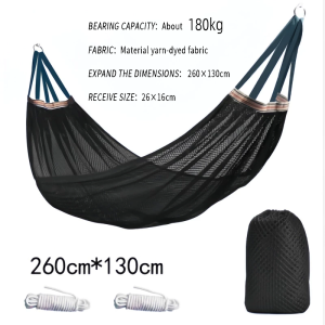 Travel Hammock with Storage Bag 250KG Duyan Ice silk Hammock Camping Hiking Outdoor Foldable Hammock