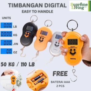 Timbangan Gantung Digital 50KG Koper/Laundry Digital Scale Akurat Kuat