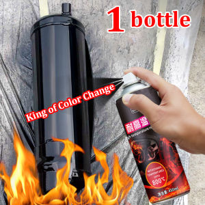 High Heat Spray Paint Rintangan suhu tinggi 1000° High Temperature Spray Paint Anti kakisan dan anti karat cat tahan panas