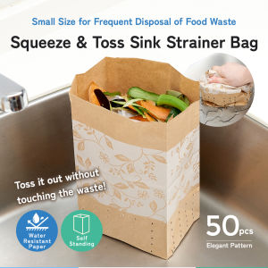 [SG STOCK] AIMEDIA Draining Paper Bag for Food Waste - Small 50pcs