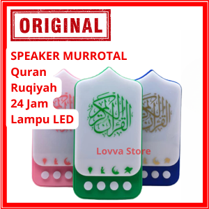 Speaker Murottal Alquran 30 Juz Langsung Colok LED Lampu Tidur 24 Jam Ruqyah Ayat Zikir Lengkap