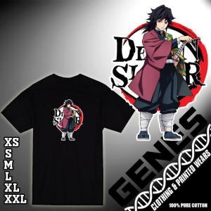 Giyu Tomioka Demon Slayer Kimetsu no Yaiba Anime Premium Quality Cotton (Adult & Kiddie Size) Kids Men Women T shirt  (an472)