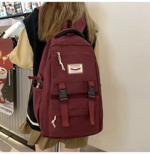 Tas Ransel Sekolah Wanita anak Perempuan SD SMP SMA Kuliah Traveling Santai Kerja Model Korea Terbaru Import Murah Varian Warna