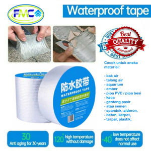 Lakban Bocor Anti Air Super Kuat Tahan Panas Lakban Alumunium Foil Waterproof Anti Panas Lakban Ajaib Super Lengket