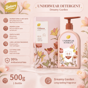 【500ML】Underwear Cleaning Liquid BOTARE For Men and Women Sterilization Pest Removal Antibacterial Special Underwear Cleaner Pure Underwear Laundry Detergent [Exclusive]