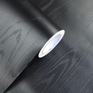 Wood wallpaper PVC waterproof self adhesive furniture decor oil-proof and moisture-proof table cabinet sticker