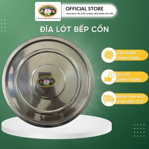 Dĩa Inox Lót Bếp Cồn - Đĩa Lót Bếp Cồn Mâm Lót Bếp Cồn Phục Vụ Cho Bàn Ăn Nhà Hàng Gia Đình.....