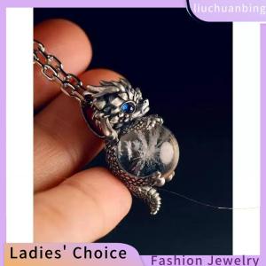 [COD] liuchuanbing Jewellery Trung Quốc Phong Cách Dễ Thương Rồng Vòng Cổ Cho Nam Giới Phụ Nữ Cổ Điển Tinh Tế Động Vật Mặt Dây Chuyền Vòng Cổ Trang Sức Phụ Kiện Tốt May Mắn Quà Tặng