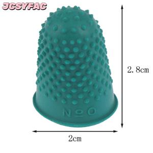 JCSYFAC 5 cái đếm nón cao su thimble bảo vệ may quilter đầu ngón tay thủ công