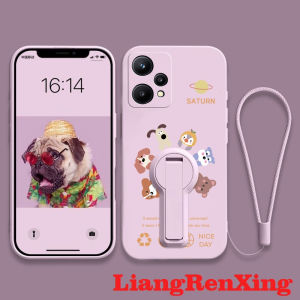 Case for Realme 9 pro plus realme 9i realme 9 pro   phone casing Softcas Silicone Protector shockproof Cover new design aesthetic with holder Animal meetings YTDWXZ01