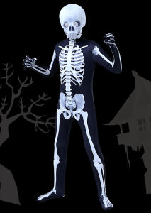 Childrens Skull Costume Skeleton Camouflage Clothes Horror Play Games Parent-Child Party Cosplay Halloween Gifts