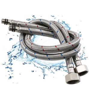 Hàng hót Giá siêu rẻ Dây cấp vòi chậu lavabo nóng lạnh 1 chân - KENISI dây cấp vòi nước bồn rửa chén nóng lạnh