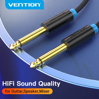 Vention 6.5mm to 6.5mm Jack Audio Guitar Cable for Electronic Drum Organ Stereo Guitar Mixer Amplifier Speaker 6.35mm Male to Male Cord
