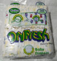Dryfresh Baby Cloth Like Diaper  30 pcs.  ( NB-S,M. L, XL,XXL) TAPE. 