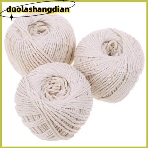 [Duola] 1Roll 229 feet Butchers Cotton Twine Meat Trussing Turkey Barbecue Strings Rope