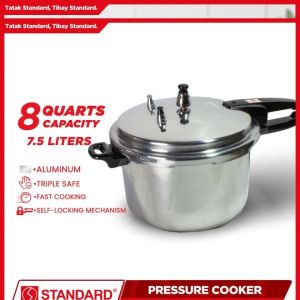 Standard Pressure Cooker SPC-8QC | 8qt Aluminum Body Pressure Cooker SPC8QC SPC 8QC