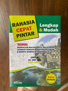 Buku Rahasia Cepat Pintar Lengkap Dan Mudah / Buku Untu SD-AMP-SMA-UMUM /pustaka novel