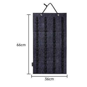 66*36cm Hot Wheels Wall Mount Display Board 60 Slots Felt Matchbox Toy Cars Hanging Organizer Bag