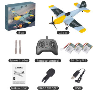 ST[Available now][Fast delivery]Z61 RC Plane 2.4G Glider EPP Foam Fighter 3CH Smart Balance RC Gliders Fixed Wingspan RC Aircraft Children Toys Kids Gift