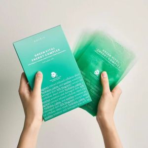 AXIS-Y Skincare 61% Mugwort Green Vital Energy Complex Sheet Mask | 5 pcs