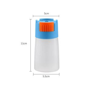 300ML kitchen Glass Seasoning Retractable Bottle Spoon Spice Jar Condiment and Moisture-proof Containers Storage Bottle