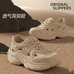 [Free Shipping] German Operating Room Perforated Shoes Summer Breathable Thick-Soled Non-Slip Wear-Resistant Odor-Resistant Outdoor Beach Sandals