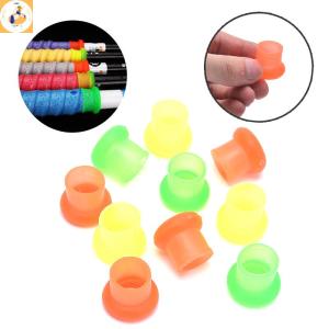 EOY PR 10Pcs Rubber Fishing Rod Clip O-shaped Anti-skid Ring Fishing Tool Supplies