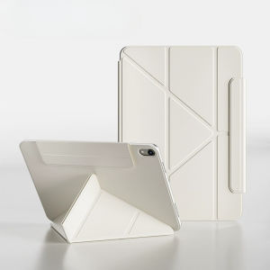 Foldable Magnetic iPad Case for iPad Air 13 11 6 5 4 Mini 2024 A17 Pro 7th Gen Mini 7 8.3 inch Pro 11 12.9 13 iPad 10th 10.9 2022 Stand Case