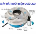 Máy bắt ruồi tự động xoay 360 không có tiếng ồn, máy hút ruồi nhặng thông minh. Máy bẫy muỗi ruồi hút côn trùng tự động ,máy bắt  ruồib tự động an toàn, hiệu quả, hàng cao cấp, BH 12 THÁNG. 