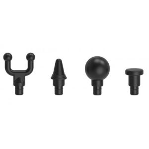 [HCM]Súng massage cầm tay Nikio NK-170A - 4 đầu 6 tốc độ màu đỏ