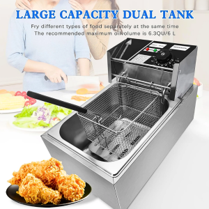 COD Tangwu Mesin Penggorengan Elektrik Electric ayam kentang daging Deep Fryers 2500W EH-81