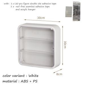 Clear Acrylic Display Case Wall Mount or Table Top storage box for Lego Collectibles Action Figures Pop Mart Dolls