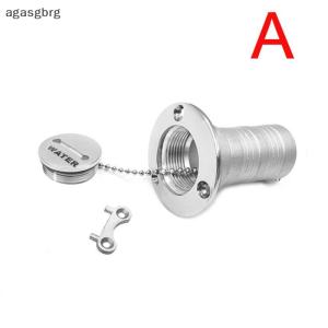 agasgbrg ดาดฟ้าเรือฝาฟิลเลอร์พร้อมกุญแจ316สแตนเลสสำหรับเติมแก๊สดีเซลน้ำมันเชื้อเพลิงน้ำเสียกระจกขัดเรือยางเรือฮาร์ดแวร์ RV