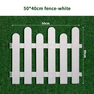PVC Garden Decoration Fence Outdoor Lawn Green Belt Fence Indoor Balcony Living Room fence partition