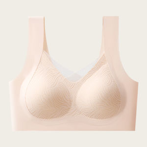 Seamless Wireless Push Up Bra For Women Breathable Soft M-2XL Fixed Cup Anti Gravity Support Underwear